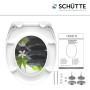Schütte WC-Sitz Jasmin mit Absenkautomatik und Stein-Motiv, inklusive Montagematerial.