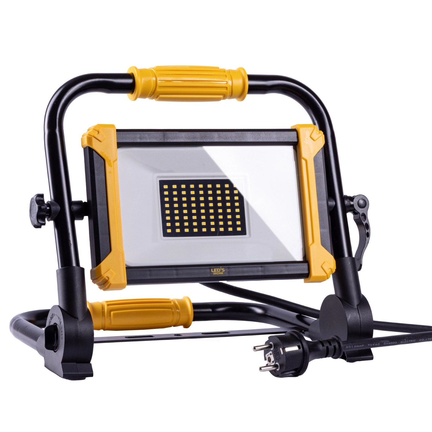 LED's Work LED-Arbeitsleuchte Schwarz-Gelb 28 cm x 25,5 cm x 33,5 cm