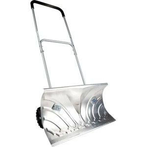 Westfalia Roll Schneeschieber Aluminium Metall 660 mm Silber