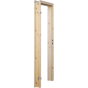 Radex Türzarge Landhaus Kiefer, links, für Wandstärke 80-100 mm.