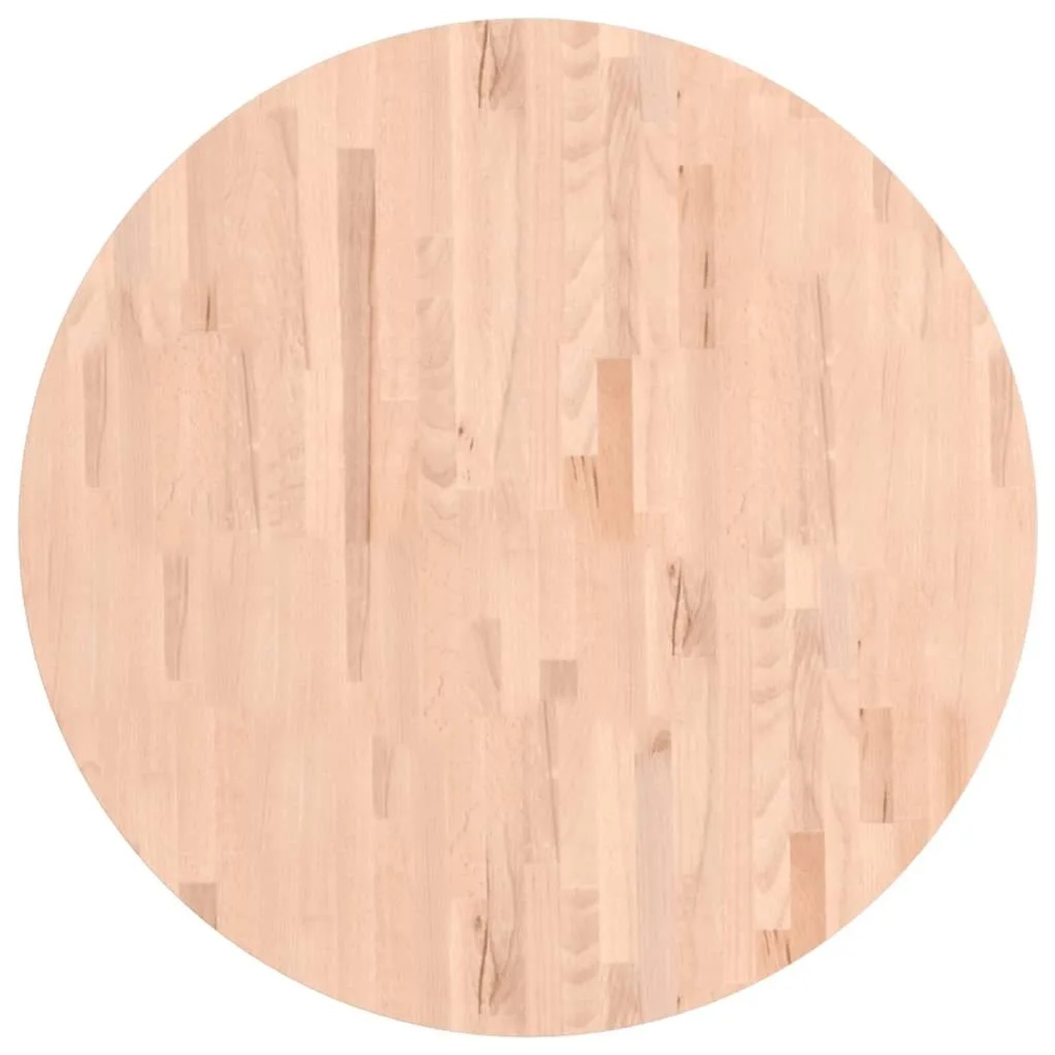 vidaXL Tischplatte Ø90x4 cm Rund Massivholz Buche 355926