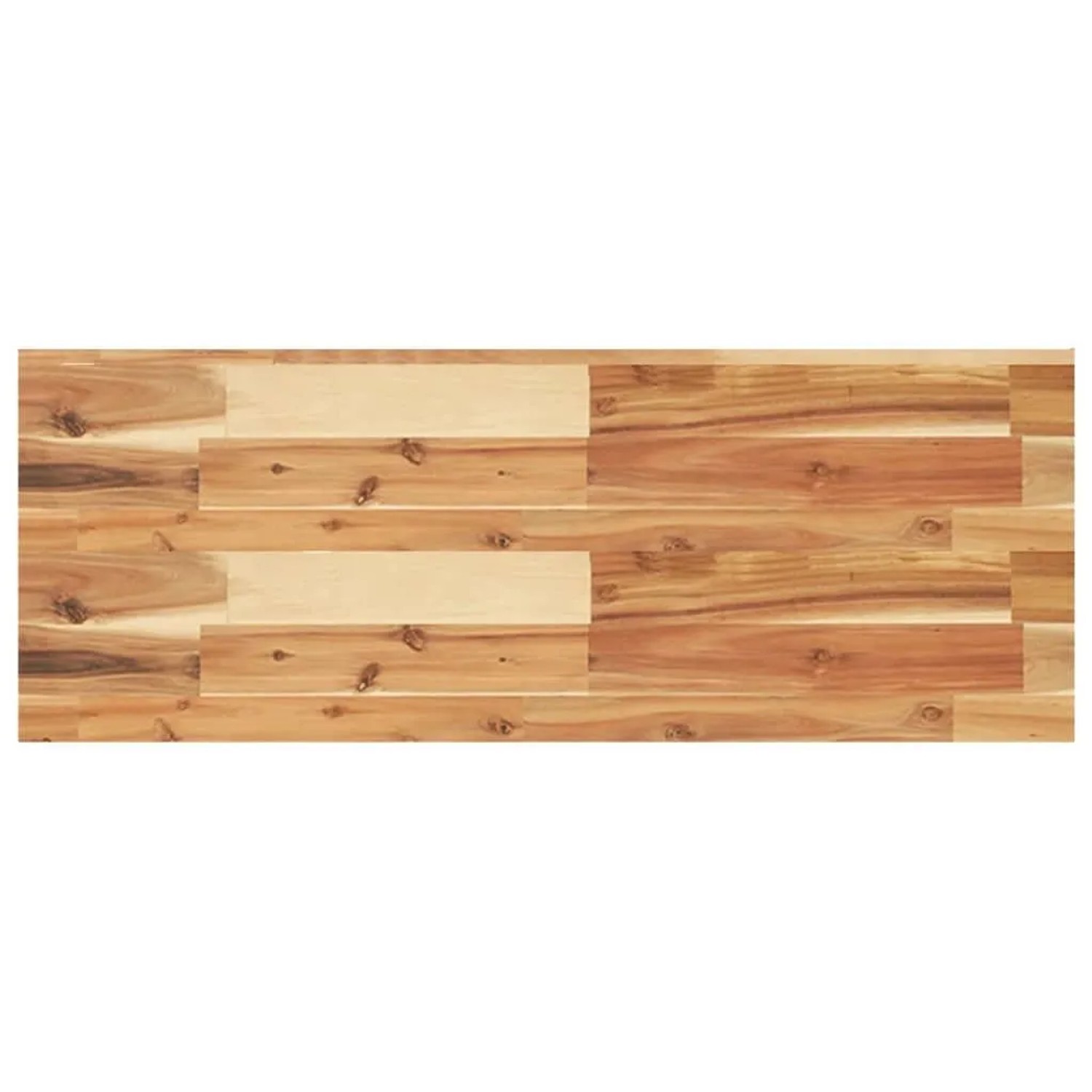 vidaXL Schweberegal 100x30x4 cm Massivholz Akazie Ölbehandelt 3279615