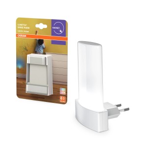 Osram LED-Nachtlicht Lunetta Shine, RGB, 0,28W, 6000K, mit Tag-/Nachtsensor.