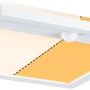 Eckige Paulmann LED-Außendeckenleuchte Lamina mit Sensor, weiß. Lichtfarbe einstellbar.