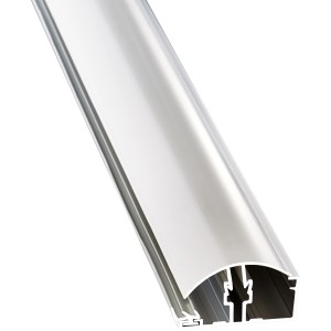 PVC Klemm-Rand-Profil für Kunststoffbedachung, 300 cm lang.