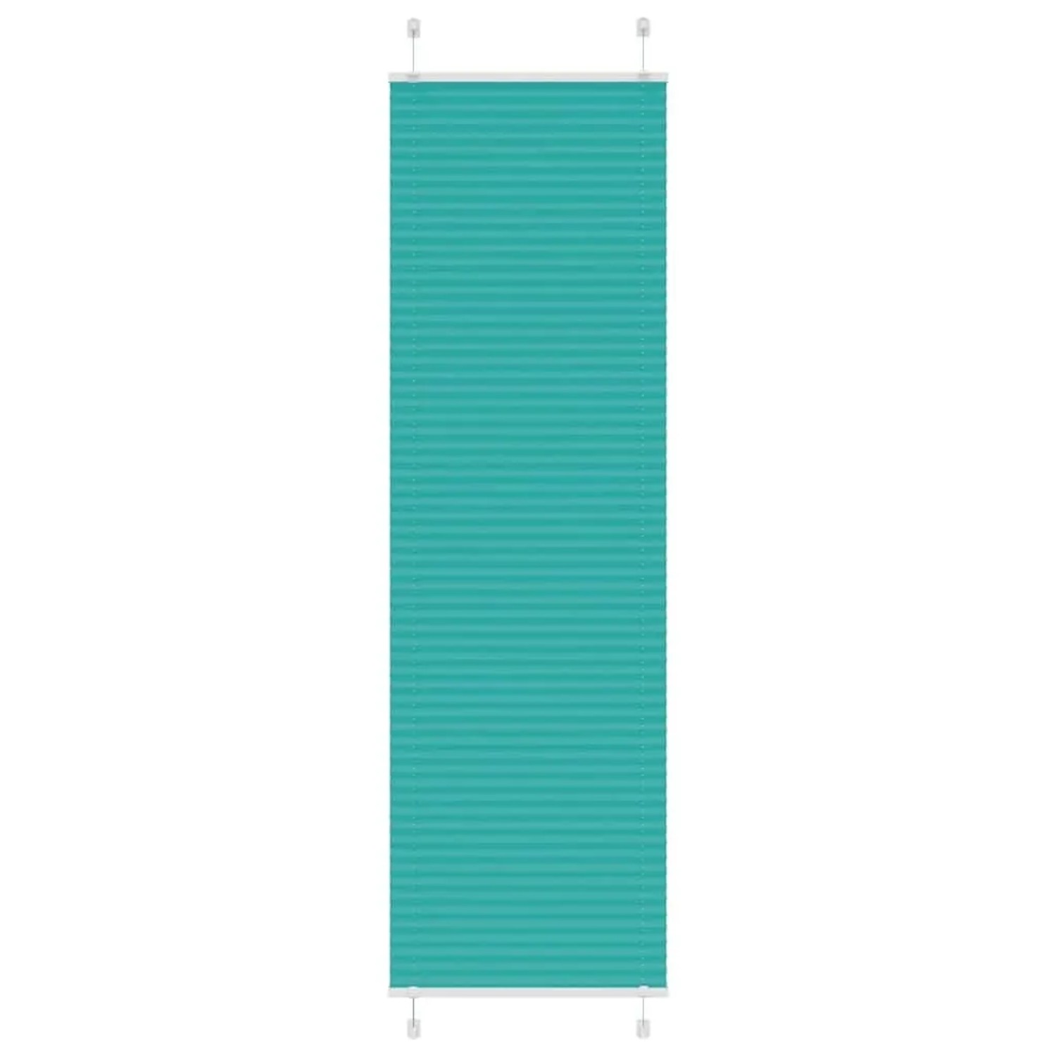 vidaXL Plissee Petrolgrün 60x200 cm Stoffbreite 59,4 cm Polyester 4015407 günstig online kaufen