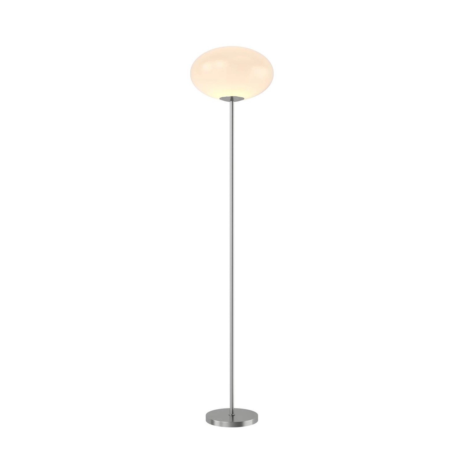 Lindby Stehlampe Sonika 9626457 in Alu aus Metall 1-flammig E27 Wohnzimmerleuchte