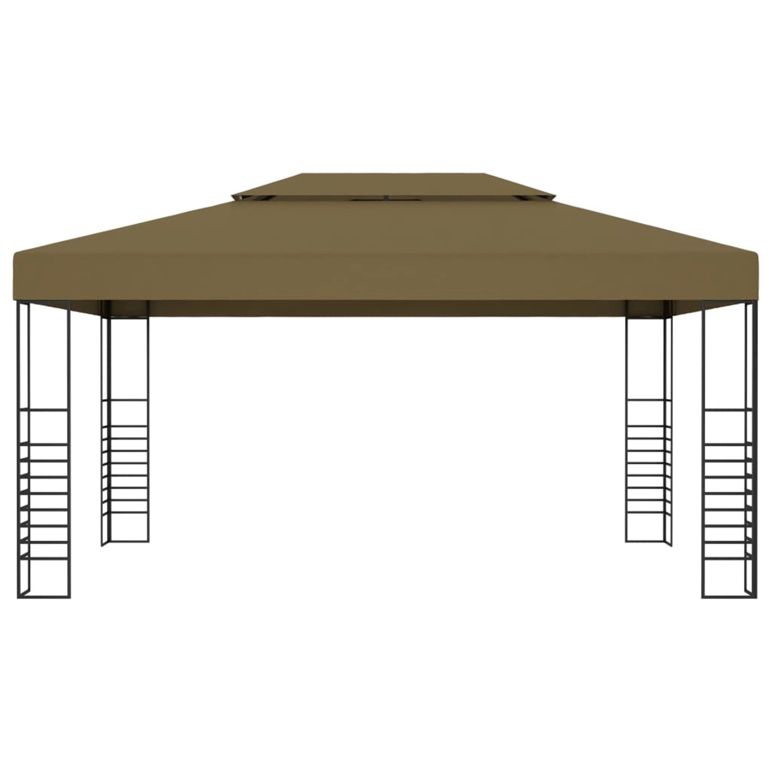 vidaXL Pavillon 3x4 m Taupe 180 g/m2