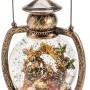 Konstsmide LED Kugellaterne mit Weihnachtskrippe, warmweiß, für Innenräume.