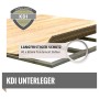 Detailaufnahme KDI Unterleger für Karibu Express Gartenhaus Speedy A, Fundamentbalken 40x60mm.