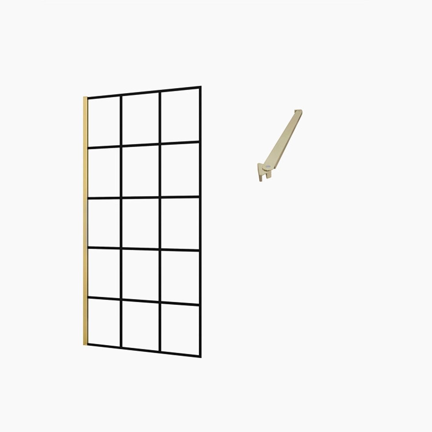 Duschparadies 120 x 200cm Walk in Duschwand 8mm Nano Glas Dusche Duschtrenn günstig online kaufen