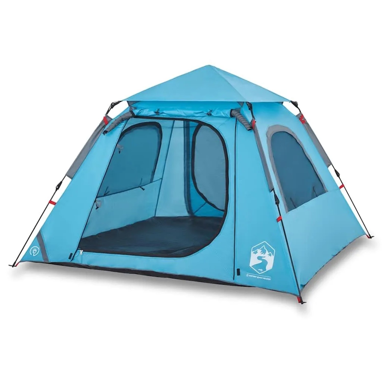 Furnicato Campingzelt Kuppel Blau 210 X 210 X 140 Cm