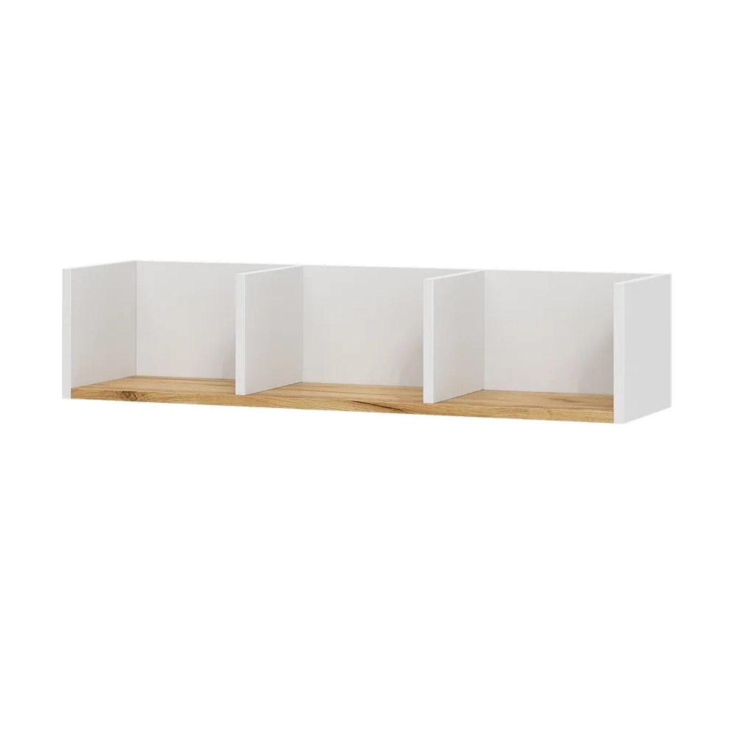 Vicco Wandregal Tomy Weiß Goldkraft Eiche 90 x 20 Art Nr 54699
