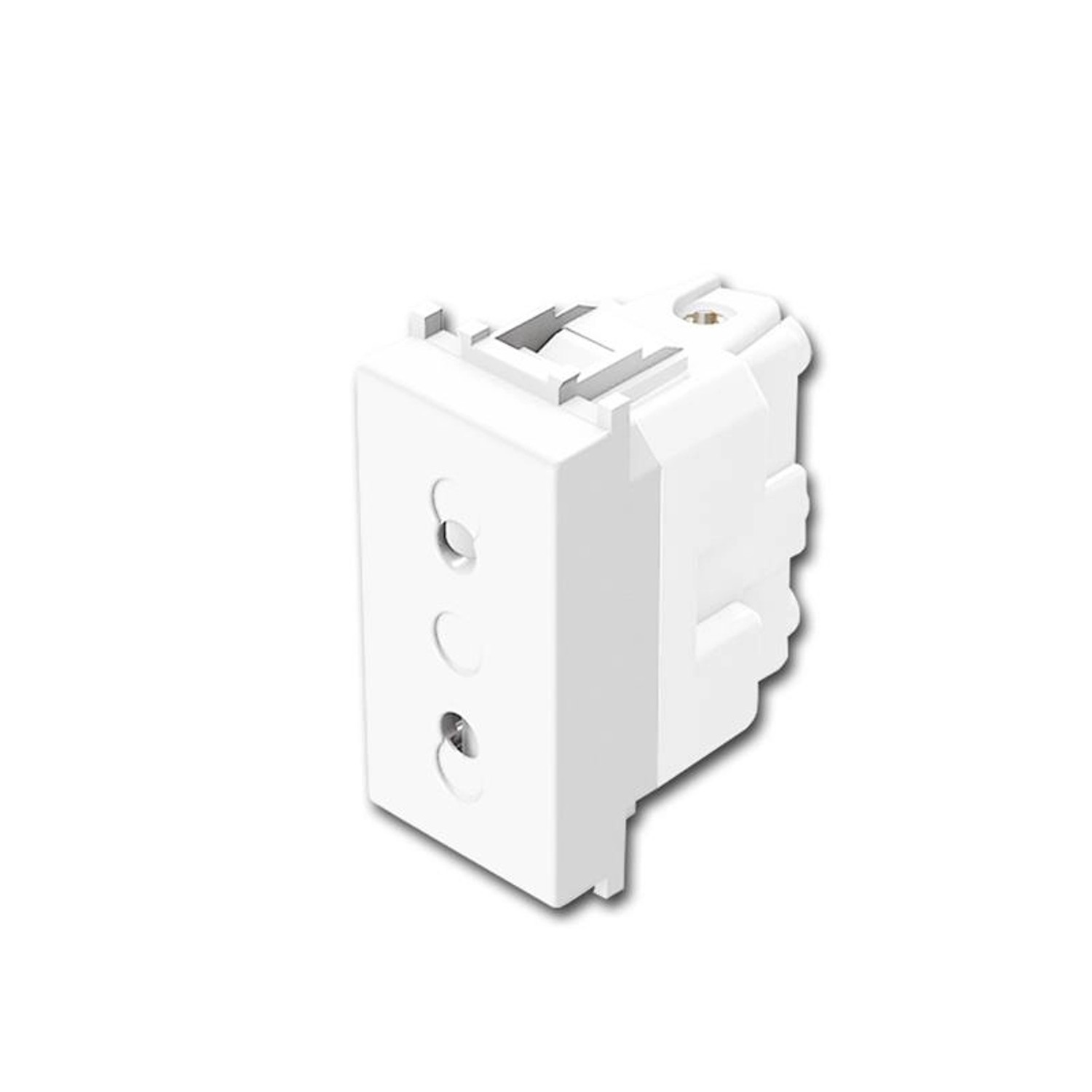 TEM MODUL PLUS Euro Steckdose 1M Weiß 250V10A günstig online kaufen