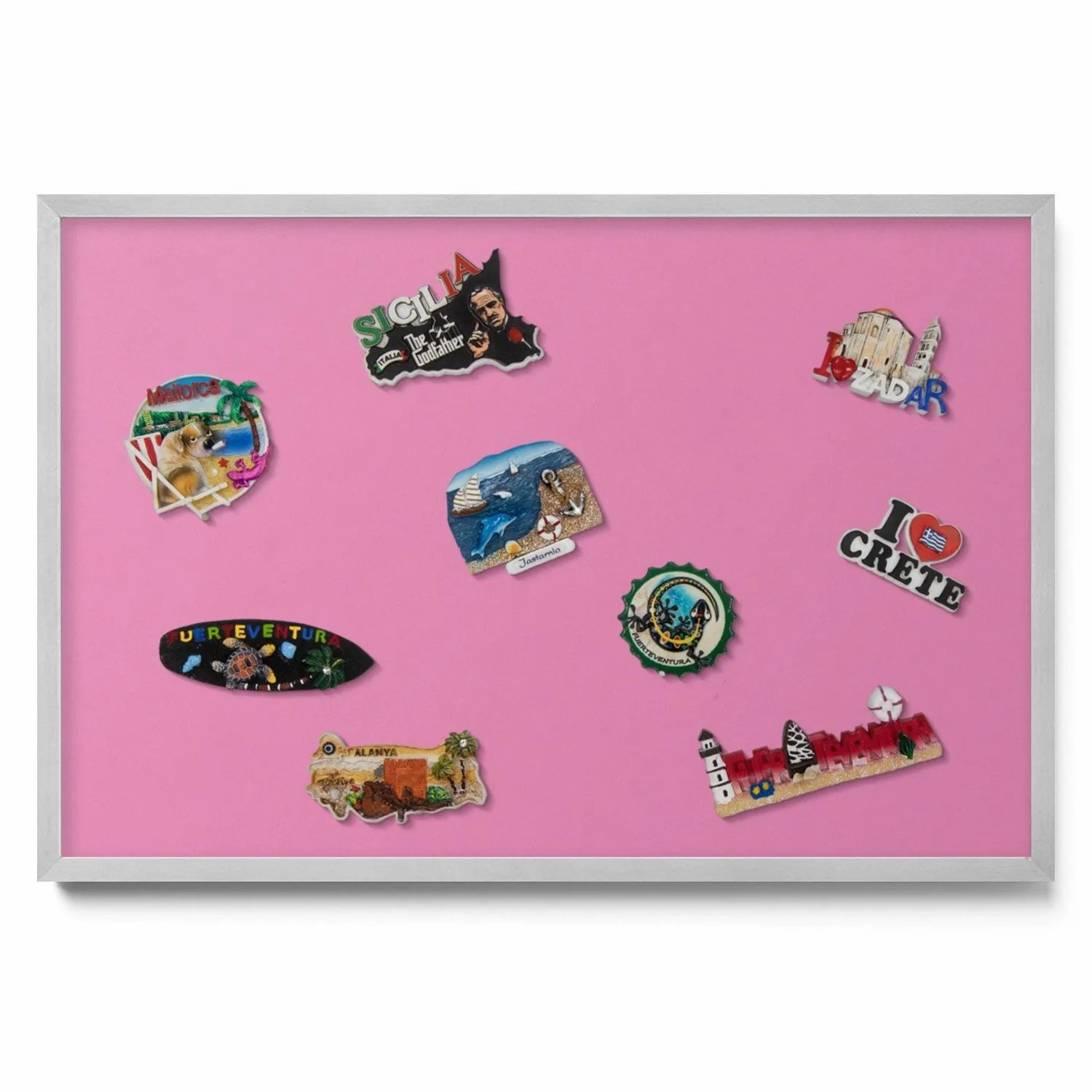 Tulup Magnettafel Magnettafel für Urlaubsmitbringsel Farbe Rosa 60x40 cm Me günstig online kaufen