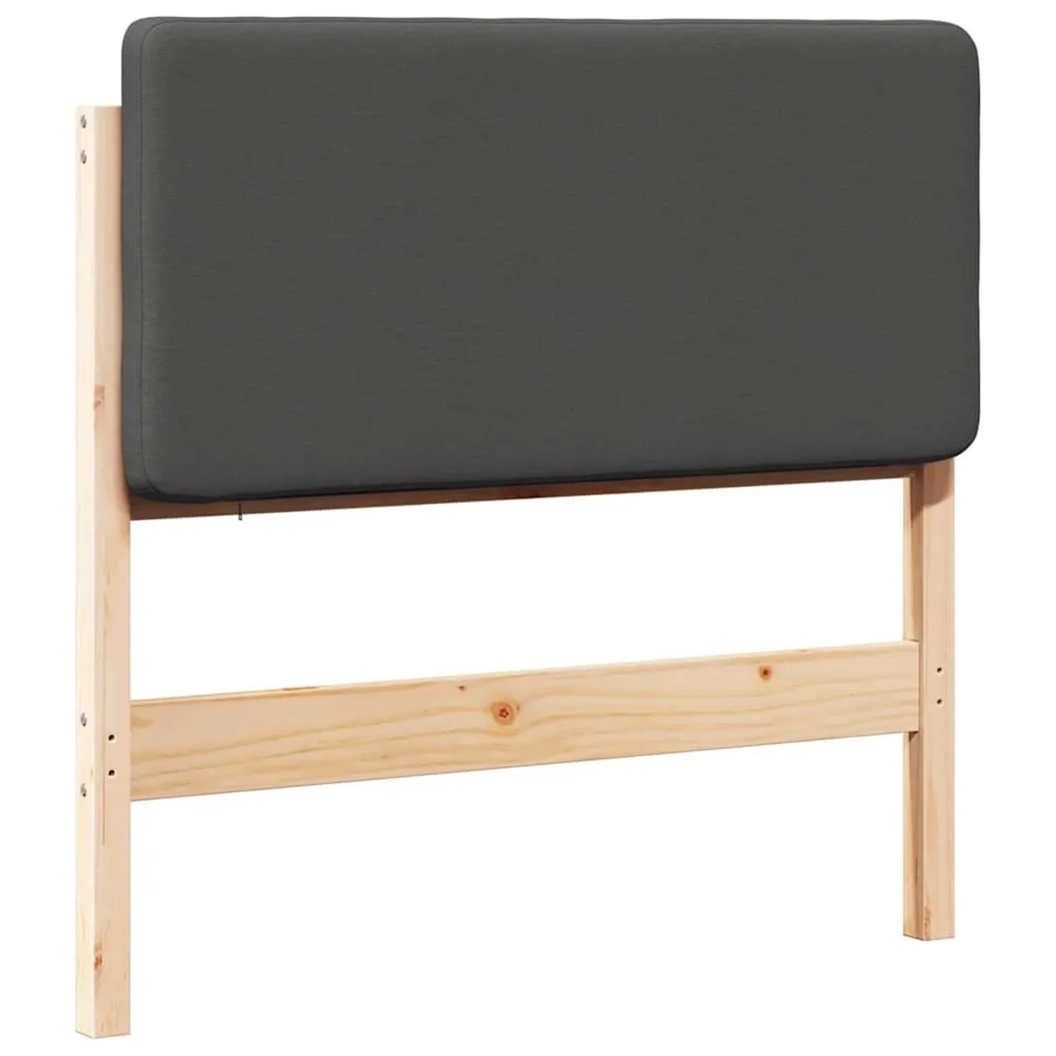vidaXL Gepolstertes Kopfteil mit Kopfteil Braun und Dunkelgrau 75 cm 880099