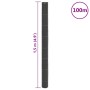 vidaXL Unkrautvlies Schwarz 1,5x100 m PP 4005224_8