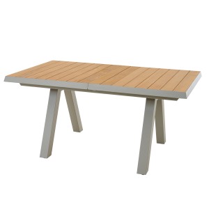Siena Garden Gartentisch Tirana A-Tisch, 160/200 cm, Teakholz, ideal für den Garten.