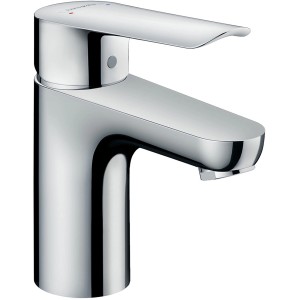 Hansgrohe Logis E 70 Waschtischarmatur, Chrom, mit Zugstangen-Ablauf.