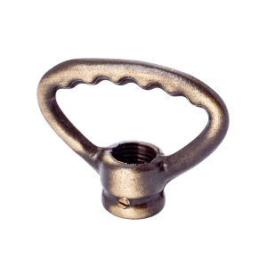 Orion Lightstyle Zahnringnippel M10x1 aus Messing in Antik-Optik für Lampen & Leuchten.