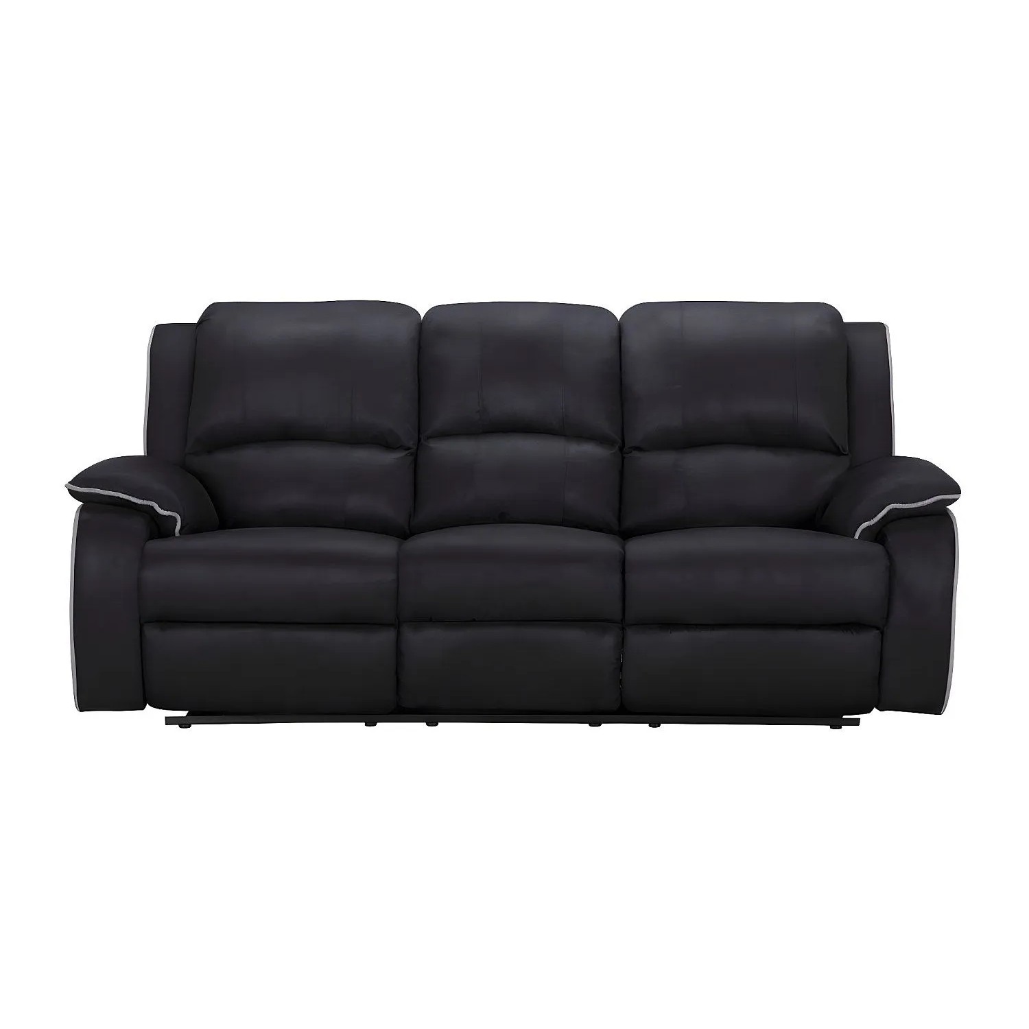 Vente-unique Relaxsofa Hernani Schwarz 210 cm