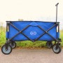 Blauer, faltbarer Axi Bollerwagen AB110 für Spiel & Spaß oder zum Transportieren.