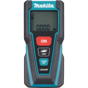 Makita LD030P Entfernungsmesser, 30 m Reichweite, für präzise Messungen.