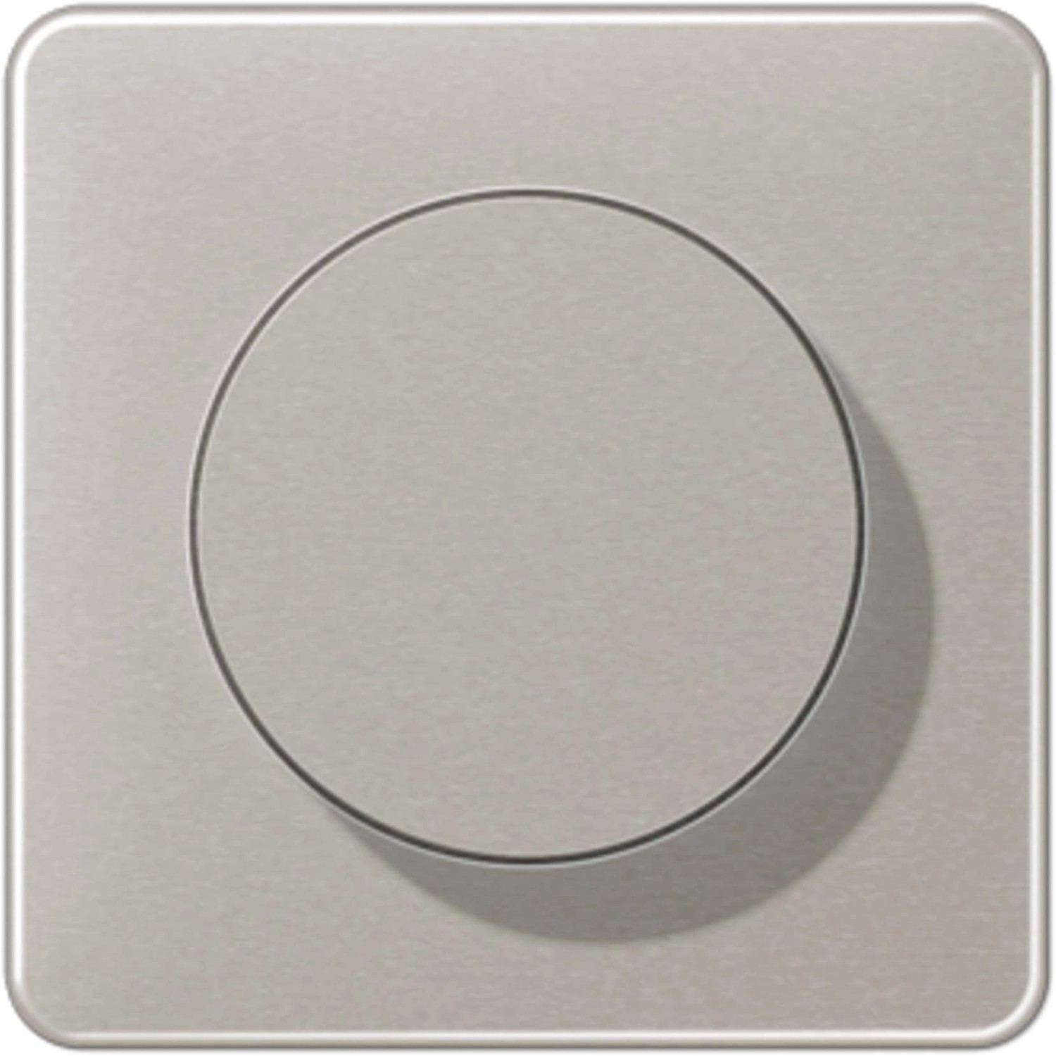 Jung Dimmerabdeckung mit Drehknopf Platin