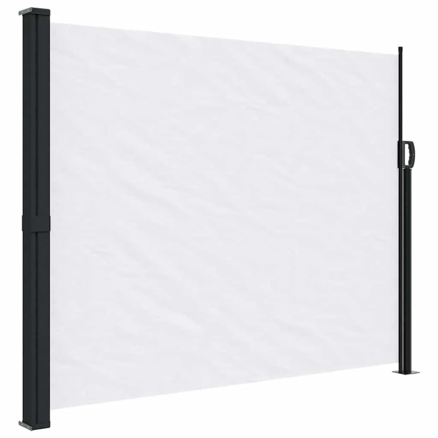 vidaXL Seitenmarkise Ausziehbar Weiß 160x600 cm 4004526