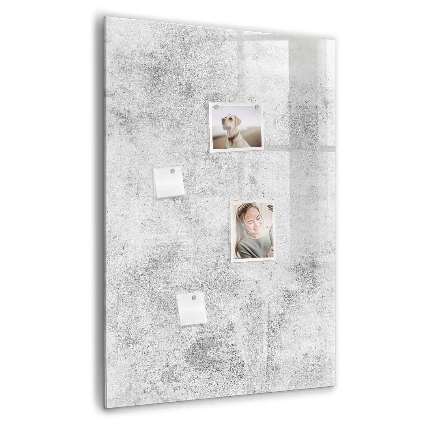 Tulup Magnettafel Glas Betonwand 70x100 cm Magnettafel Zum Schreiben Schwar günstig online kaufen