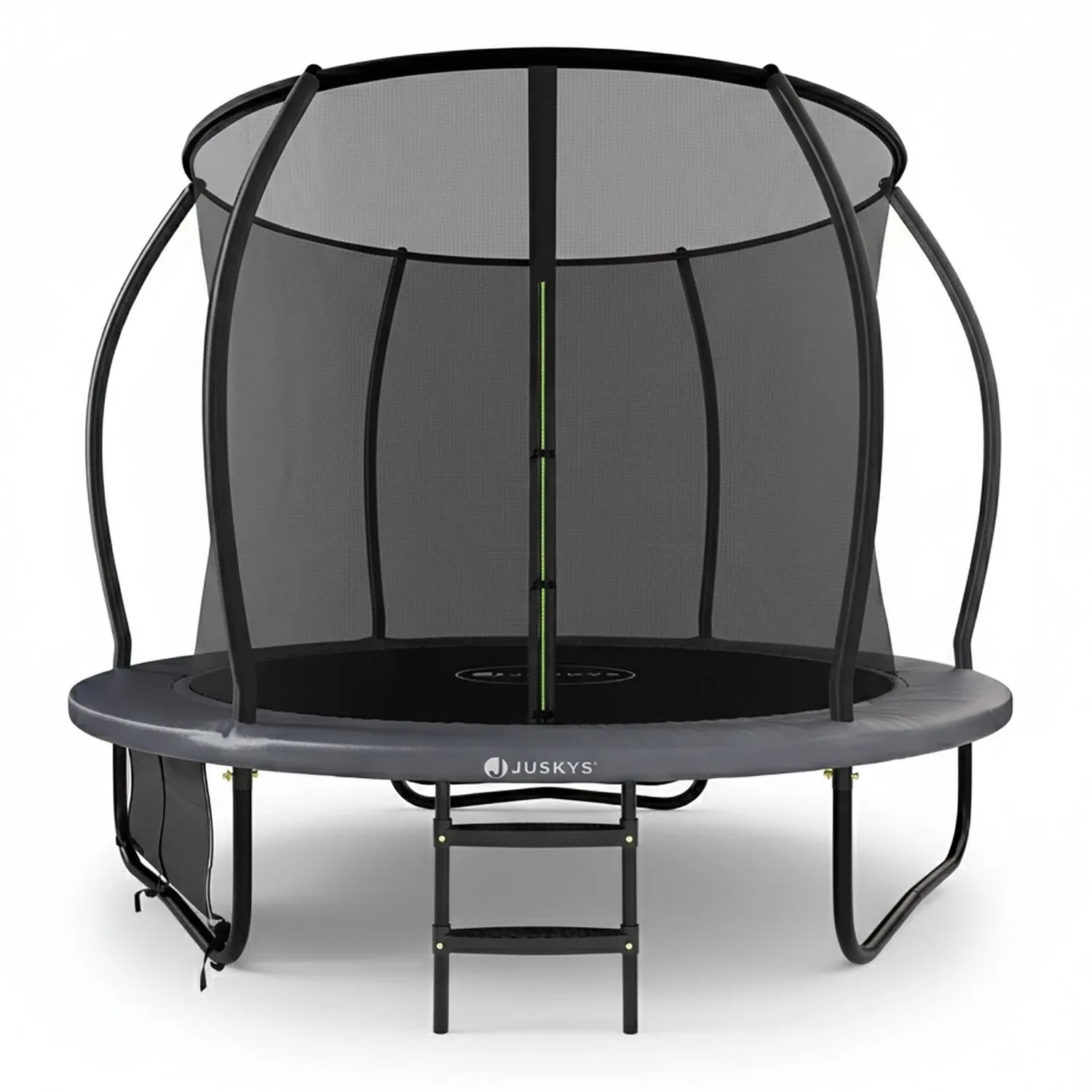 Juskys Trampolin SkyBounce S in Schwarz/Anthrazit