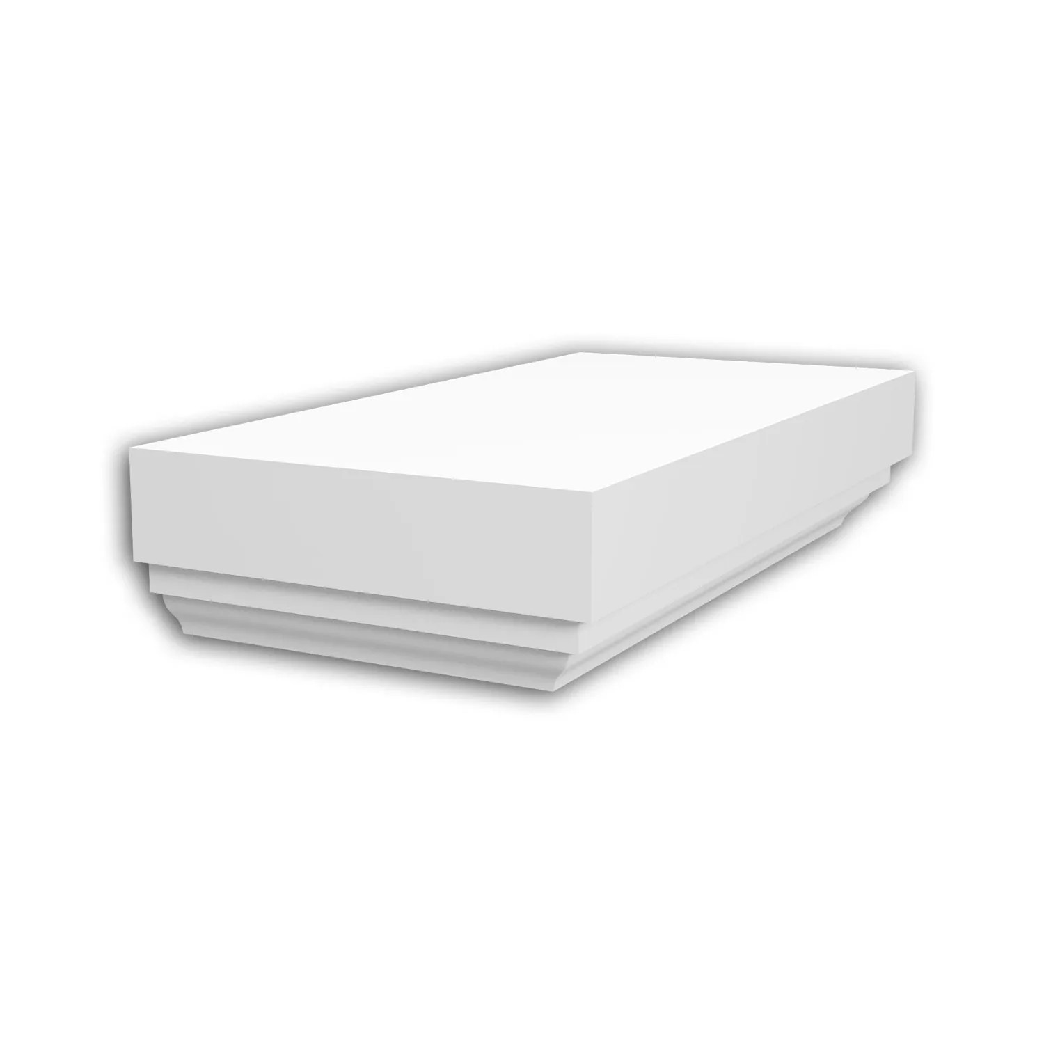 Couvercle De Poteau Balustrade Profhome 473201 - Blanc, Pour Extérieur - Neuf