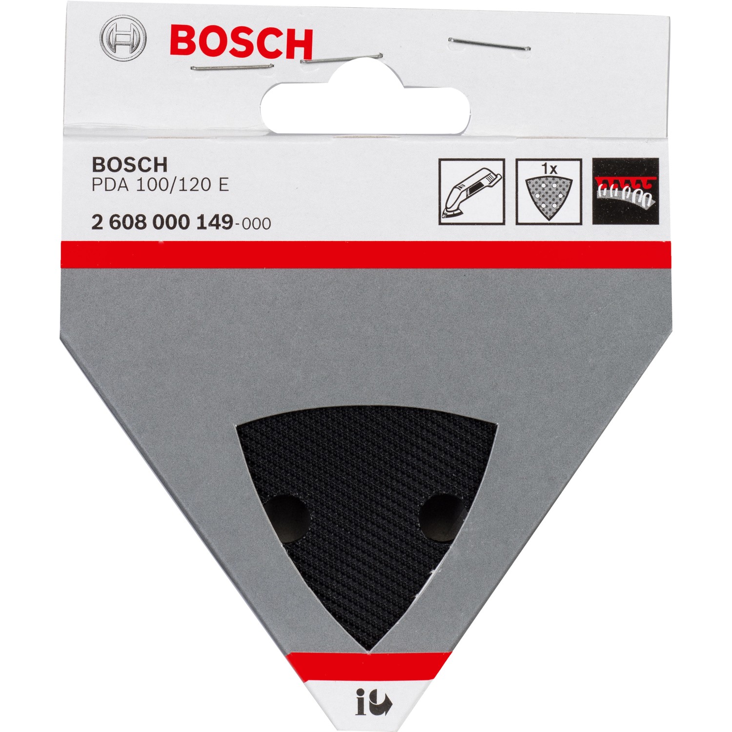 Bosch Schleifplatte für Deltaschleifer, Zubehör für Schleifarbeiten.