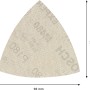 Bosch Expert M480 Netzschleifblatt, 93x93mm, K180, 5 Stück, für Deltaschleifer.