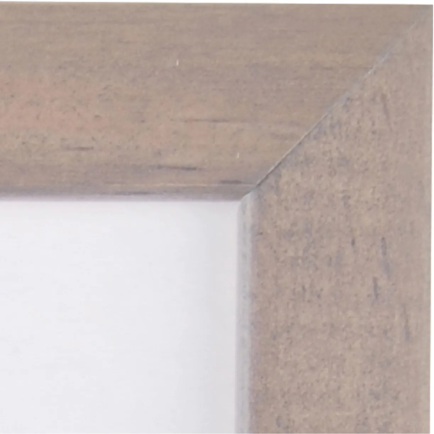 Holzbilderrahmen, grau, glatt, 13x18 cm. Schlichtes Design für Fotos und Bilder.