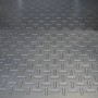 Detailaufnahme des Bodens vom grauen Palram Canopia Gerätehaus 1.2 x 1.8.
