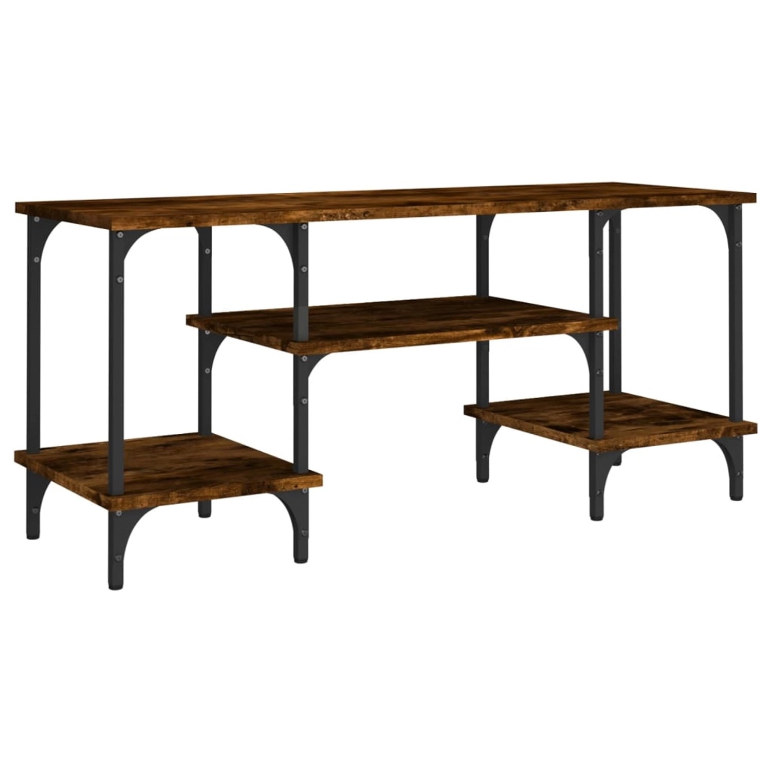 vidaXL TV-Schrank Räuchereiche 102x35x45,5 cm Holzwerkstoff 826332