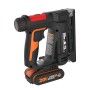 Worx Akku-Tacker WX843 mit Akku, schwarz und orange. Ideal zum Tackern und Nageln.