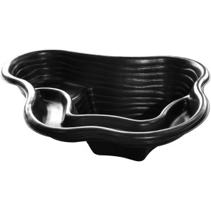 Ubbink Fertigteich Calmus SI, 145 l, mit Pflanzzonen, aus PE-Kunststoff.