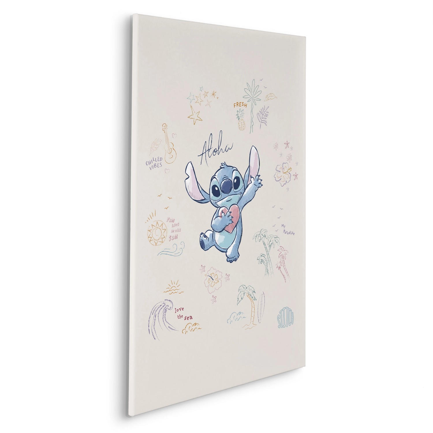 Komar Keilrahmenbild Disney Lilo and Stitch In the Sun 60 cm x 90 cm günstig online kaufen