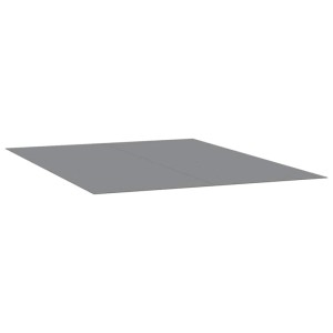 vidaXL Pool-Bodentuch Hellgrau 300x220 cm Polyester Geotextil 94231