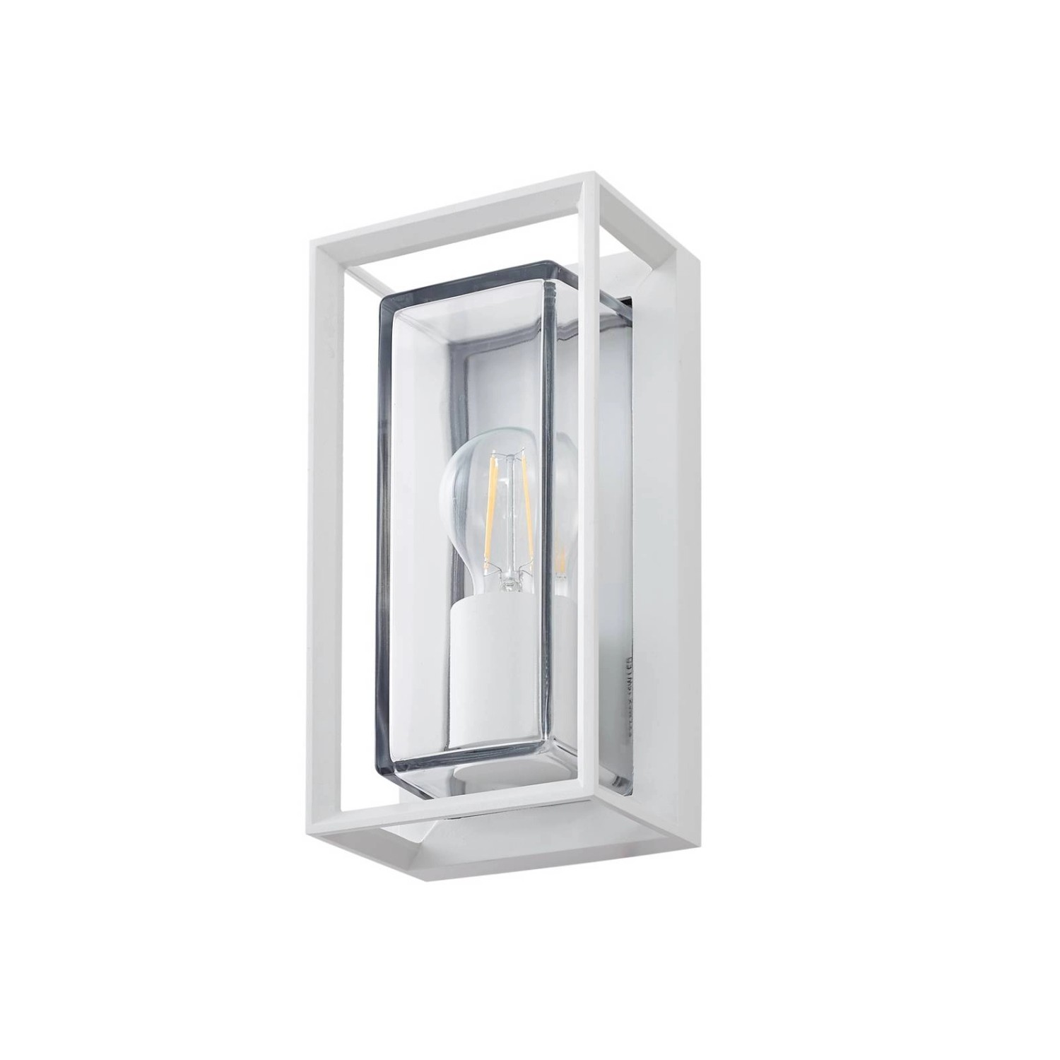 Arcchio Wandleuchte Außen Ismera 10037704 Modern in Weiß aus Aluminium 1-flammig E27