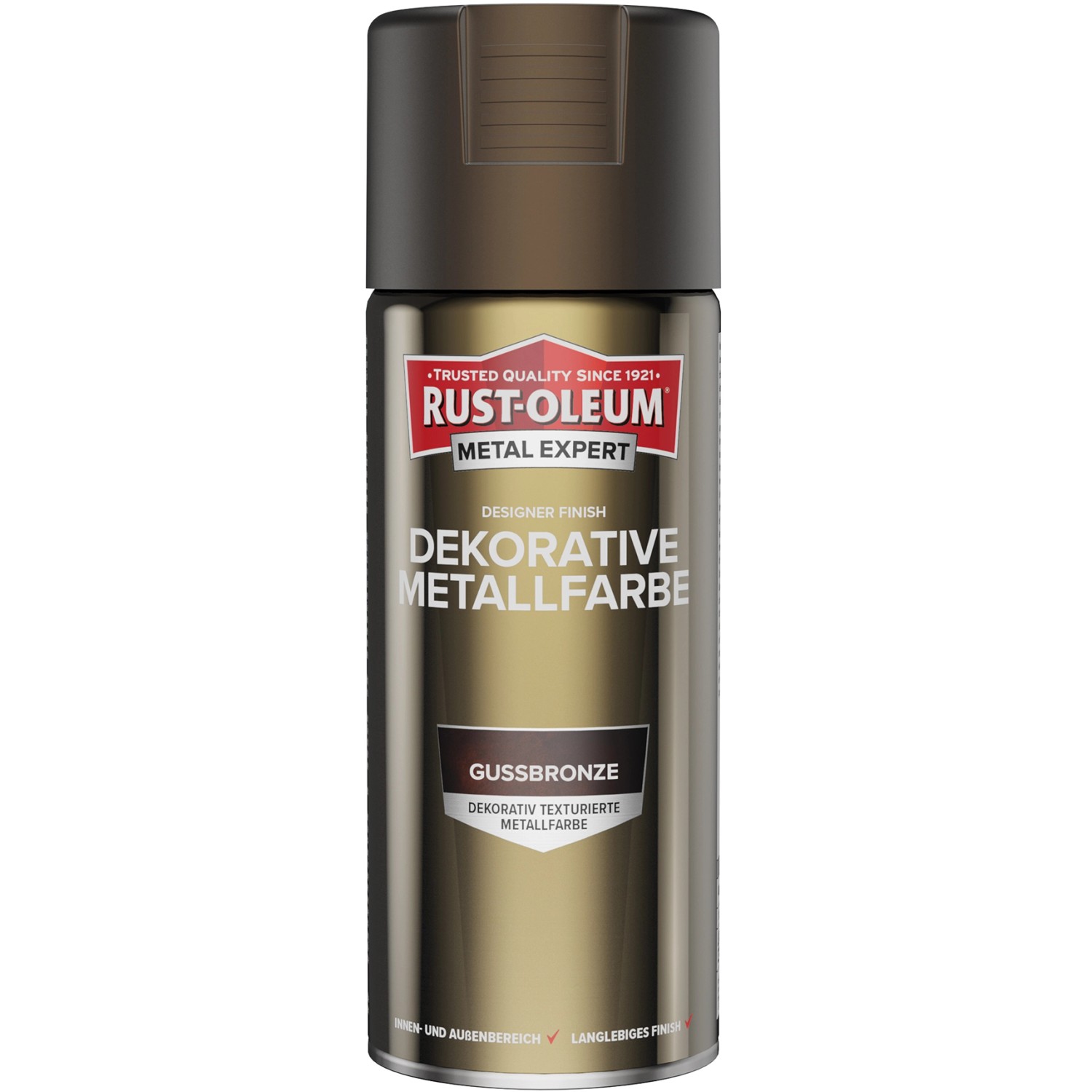 Rust-Oleum Metal Expert Designer Finish Sprühfarbe Gusseisen 400 ml