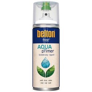 Belton Free AQUAprimer Grundierung, weiß matt, 400ml Dose.