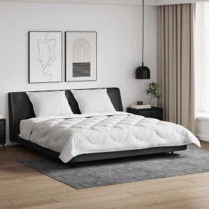 vidaXL Decke mit Kissen 3-Tlg Weiß Mikrofaser 3378078