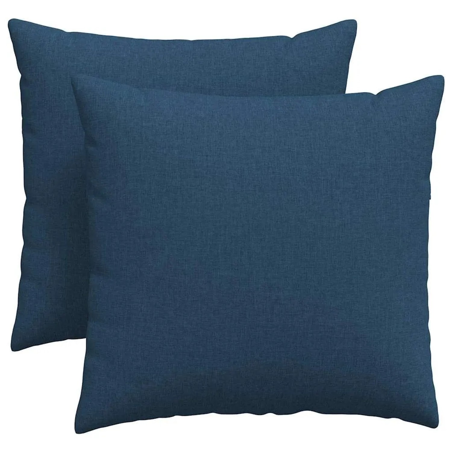 vidaXL Sofakissen 2 Stück Blau 45 x 45 cm Stoff 42013919