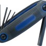 LUX Stiftschlüssel-Set für Innensechskant, Klappfunktion, verschiedene Größen.