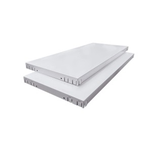 Schulte Regal: Zwei weiße PowerMAX Fachböden für Steck- und Anbauregale.