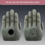 Intergarden Wasserspiel Zimmerbrunnen Mittelgroß Buddha 55cm mit Beleuchtung Schwarz_8