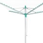Leifheit Wäscheschirm Linomatic 500 Easy mit 50m Leinenlänge und Easy-Lift-System.